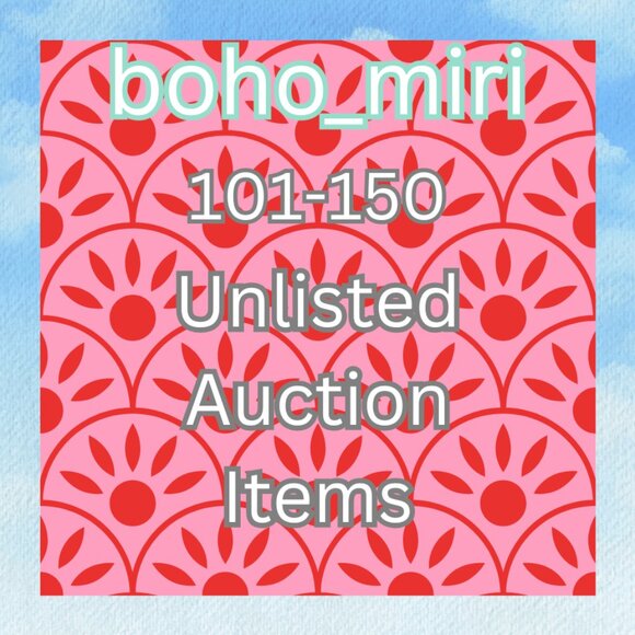 Auction Items 101-151 Unlisted Boutique - Picture 1 of 1